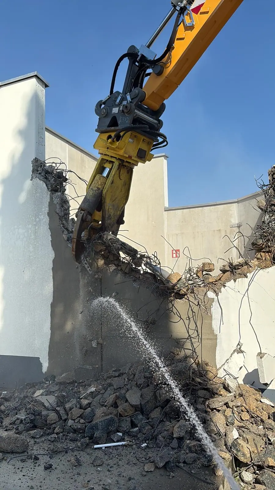 Abbrucharbeiten – Aufnahme von einer Baustelle von R&R Rückbau